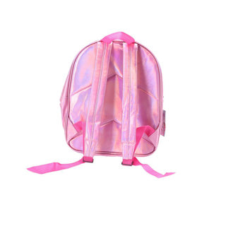 Rucksack glänzend rosa fabelhaft | 2 Stk