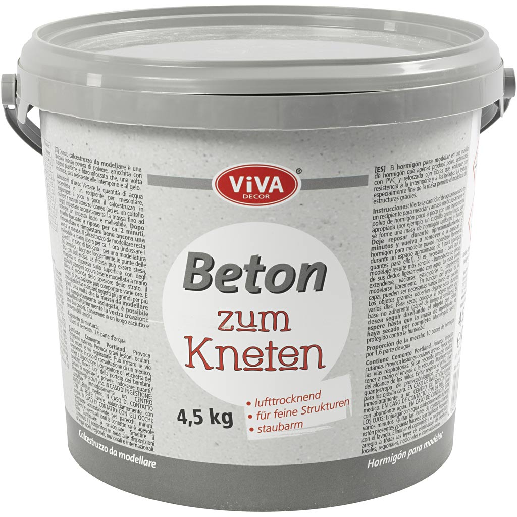 Viva Dekor Formbeton, grau, 4500 gr 1 Karton