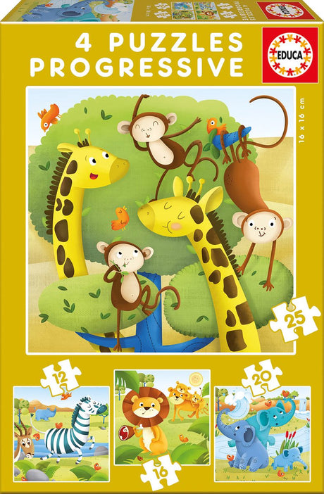 Educa-Puzzle – 4 progressive Rätsel