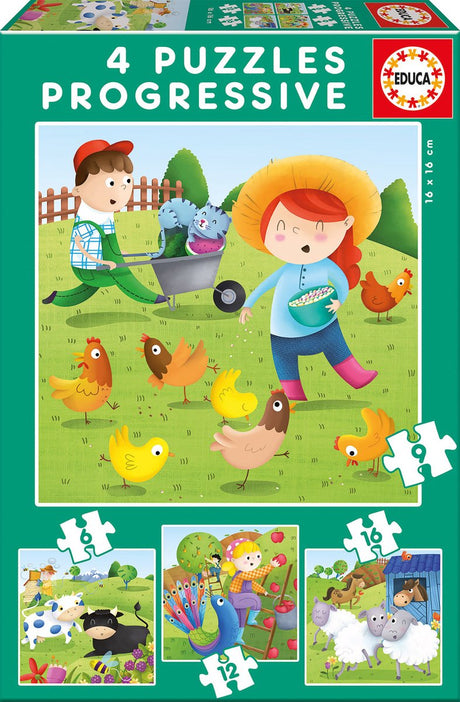 Educa-Puzzle – 4 progressive Rätsel