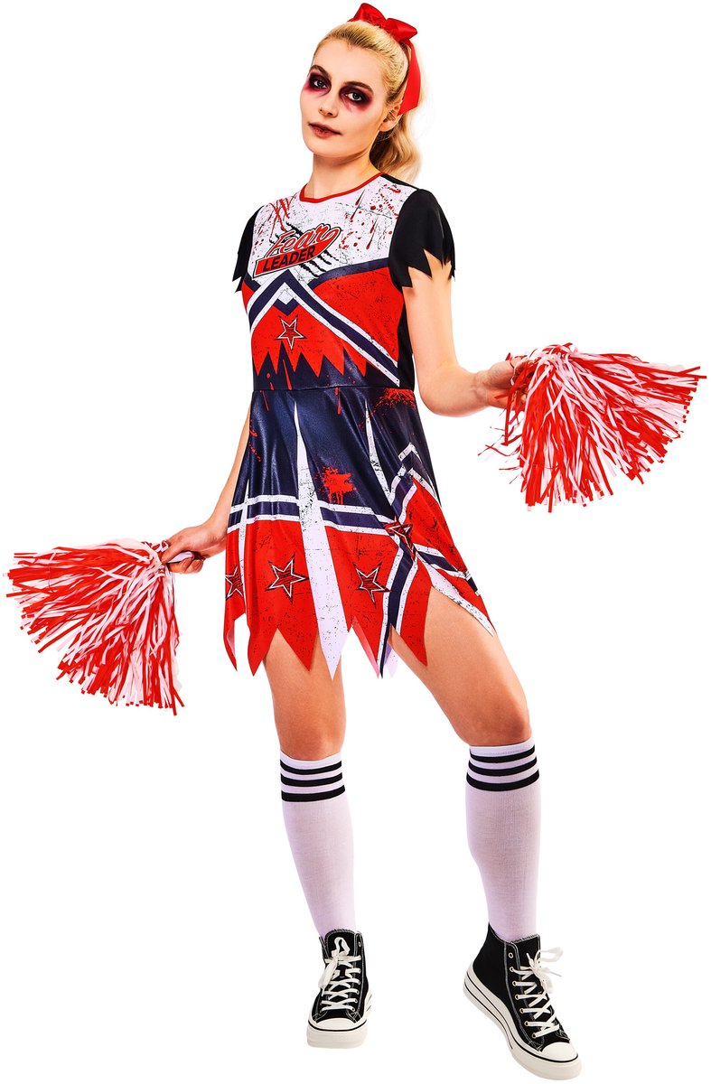 Rubies Zombie-Cheerleader-Kostüm für Erwachsene – Größe L