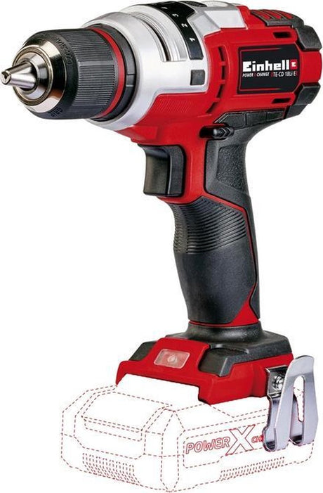 Einhell Akku-Bohrschrauber te-cd 18 li e solo – Power Akku und Ladegerät
