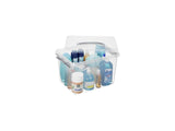 Sunware q-line Aufbewahrungsbox 22 l transparent | 3 Stück