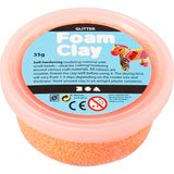 Foam Clay®, Glitzer, Orange, 35 gr 1 Box