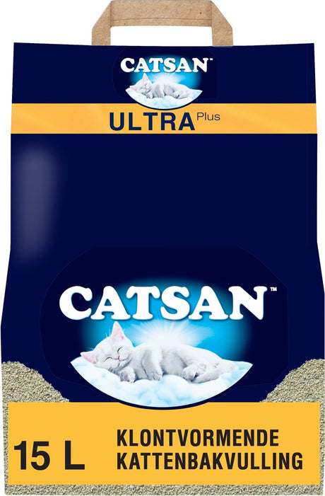 Catsan Katzenstreu - klumpendes Ultra - Beutel - 15l