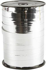 Creativ Company Kräuselband, B: 10 mm, silbermetallic, 250 m