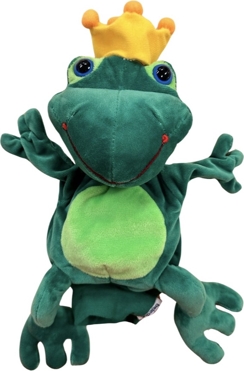 Beleduc - Handpuppe - Froschkönig - 22 cm