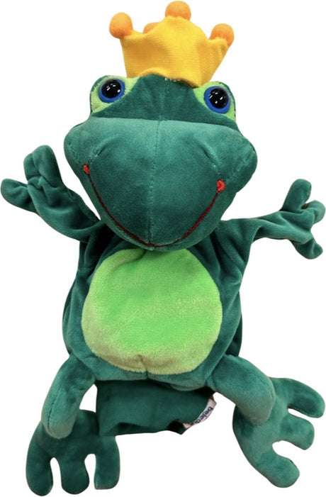 Beleduc - Handpuppe - Froschkönig - 22 cm