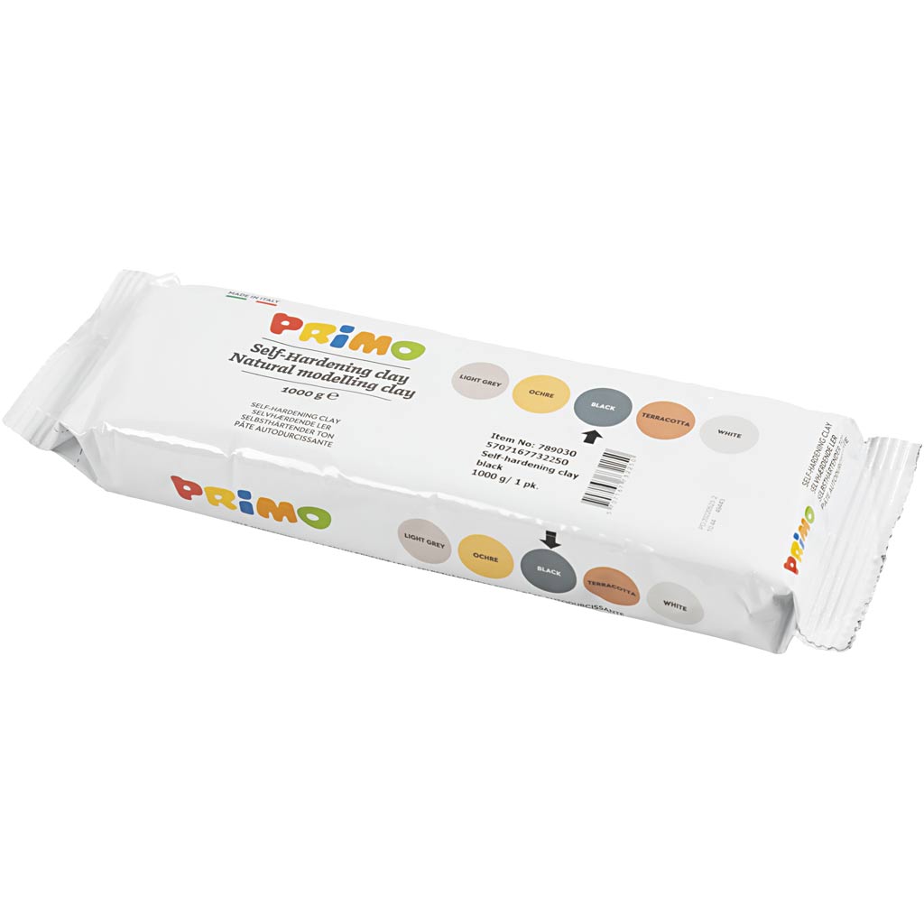 Creativ Company Self -Harding Mountain Klei Black, 1000gr