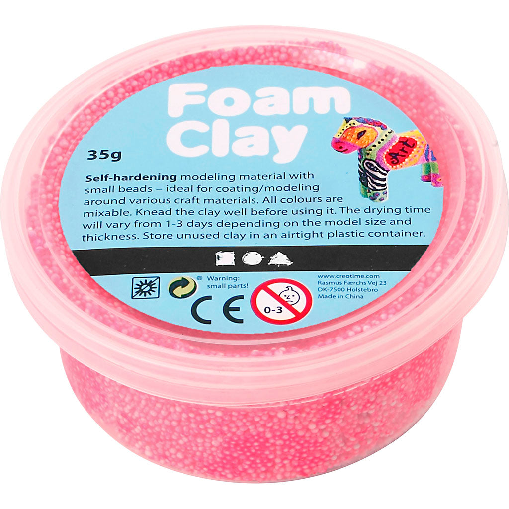 Schaumton - neonpink, 35gr.
