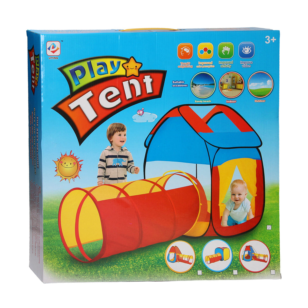 Spielzelt mit Tunnel
