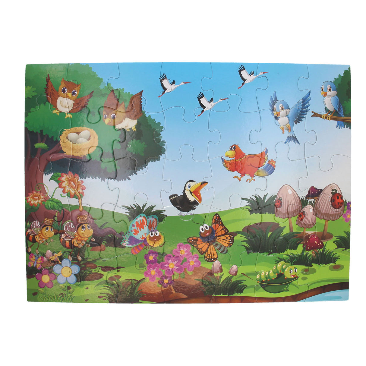 Outdoor Living Bodenpuzzle, 35-tlg.
