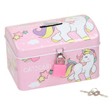 Money box with slot unicorn