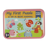 My first 6 canned puzzles - animals