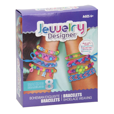Lobbes-Spielzeug, z. B. Lobbes-Schmuck-Designer-Bastelset – kreative Schmuckherstellung, 8-teilig.