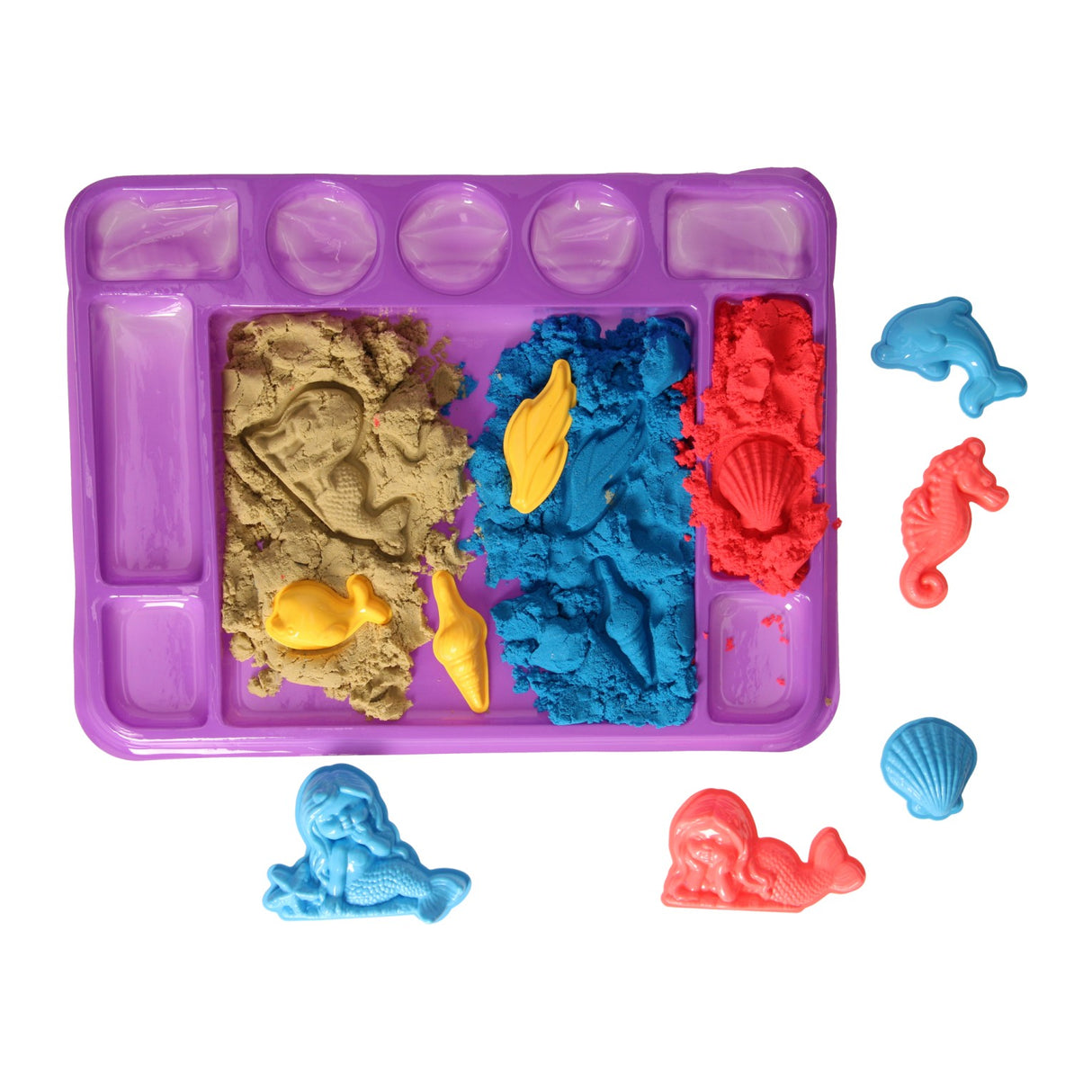 play sand set large mermaid