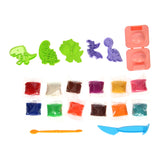 Tonset in Aufbewahrungsbox in Dino-Formen – 12 Tonfarben