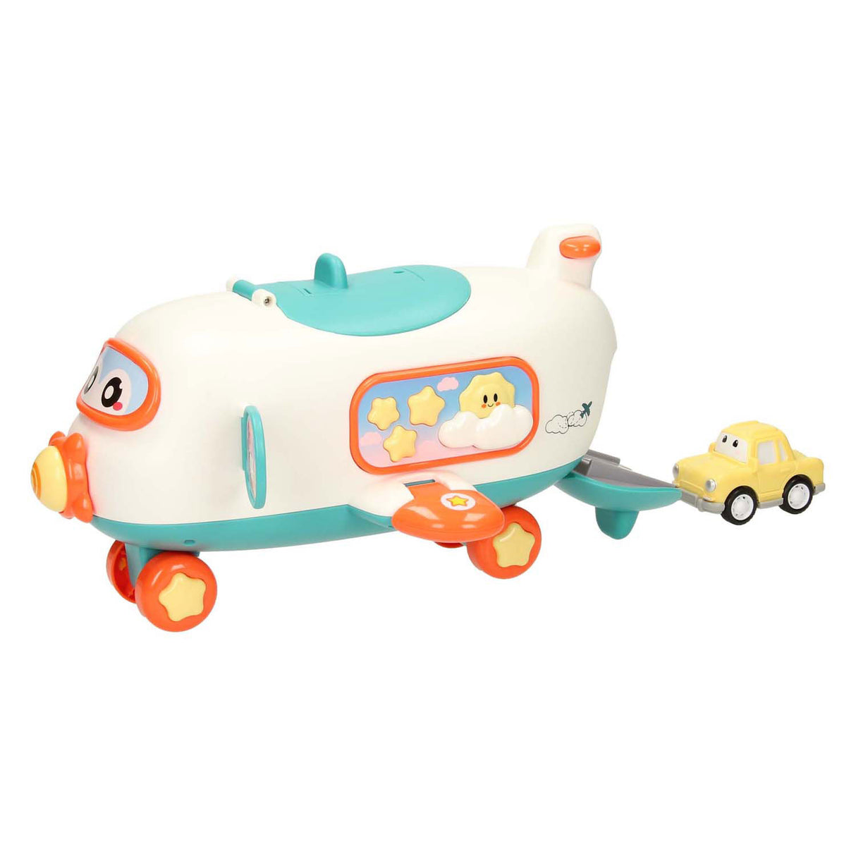 Lobbes Toys BV Spielset Passagierflugzeug mit Fahrzeugen