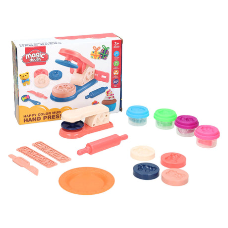 Lobbes Spielzeug z. B. Tonset mit Tonpresse – 4 Tonfarben