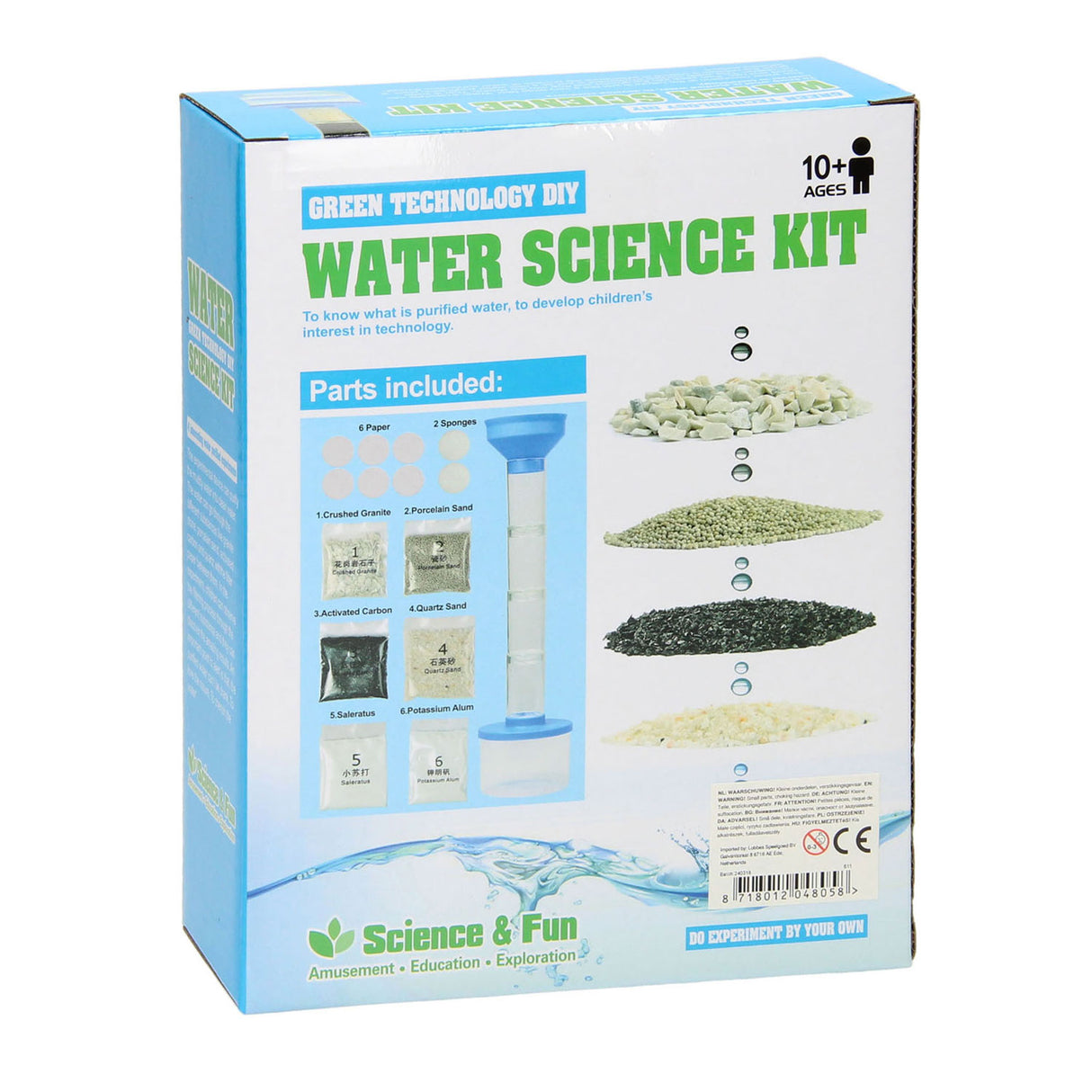 Experimentset für Wasserwissenschafts -Kit