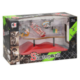 Fingerskateboard mit Stunt-Trail