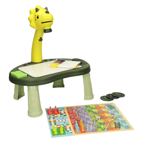 Zeichenprojektionstisch Dino, 34-tlg.