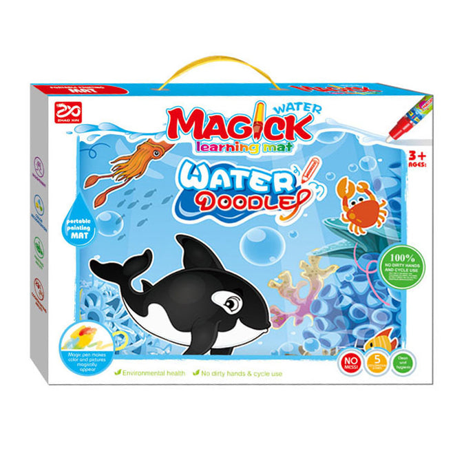 Magische Wasserziehmatte kann aufbewahrt werden