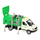 Recycle truck with light and sound