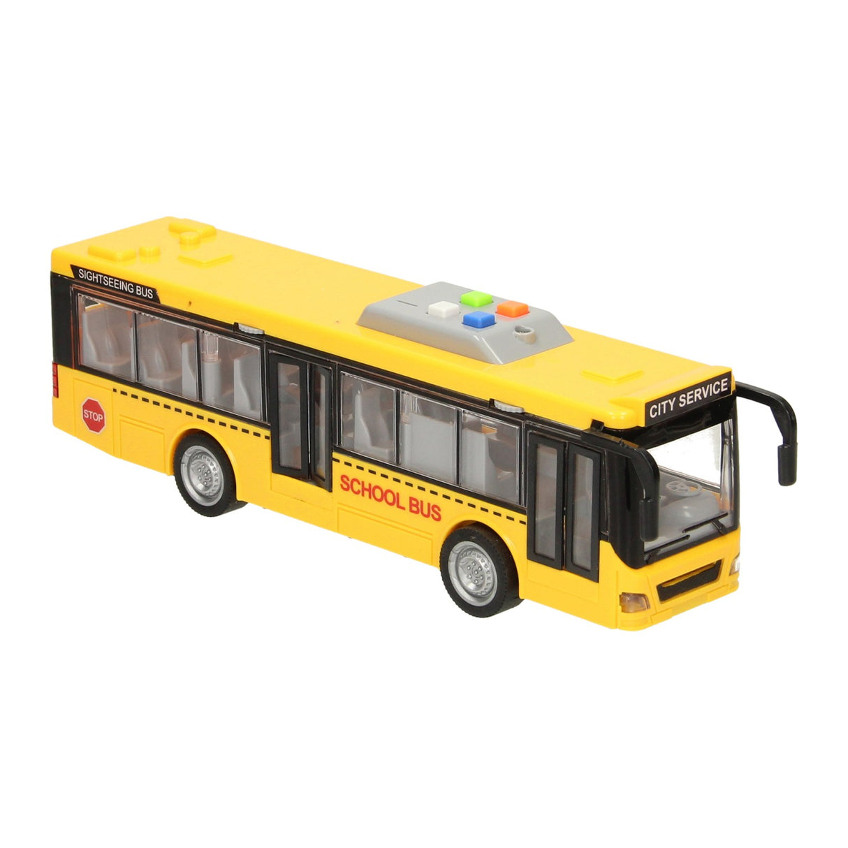 Schulbus mit Licht und Sound 1:16