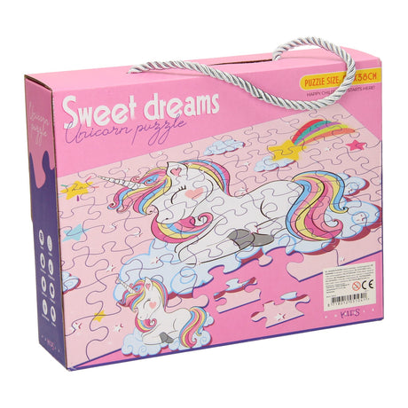 Lobbes Spielzeug zB Lobbes Puzzle Einhorn Pappe 63 Teile Fantasy-Puzzle Kinder.