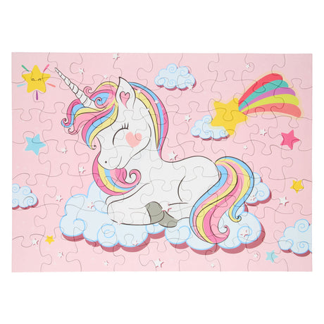 Lobbes Spielzeug zB Lobbes Puzzle Einhorn Pappe 63 Teile Fantasy-Puzzle Kinder.