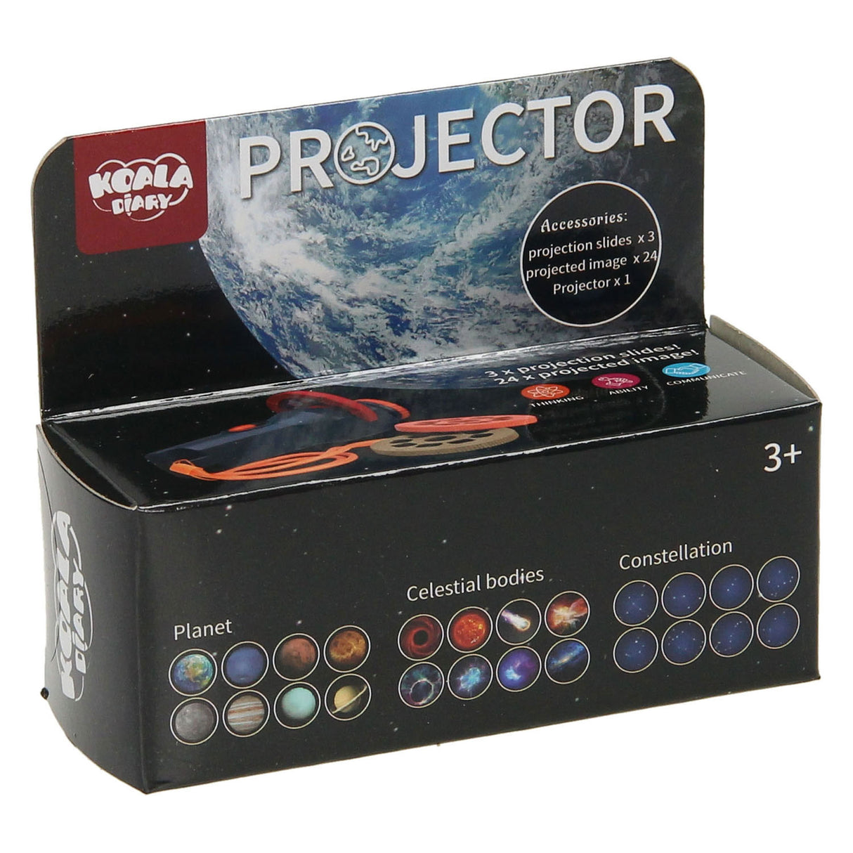 Projektionstaschenlampe Planeten