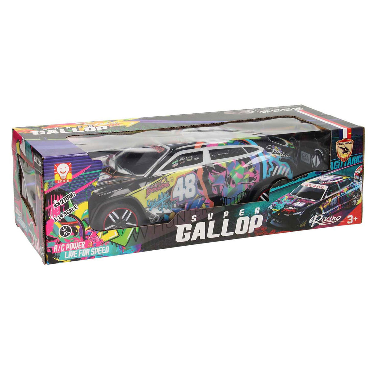 RC-gesteuertes Rennwagen-Softbody-Graffiti