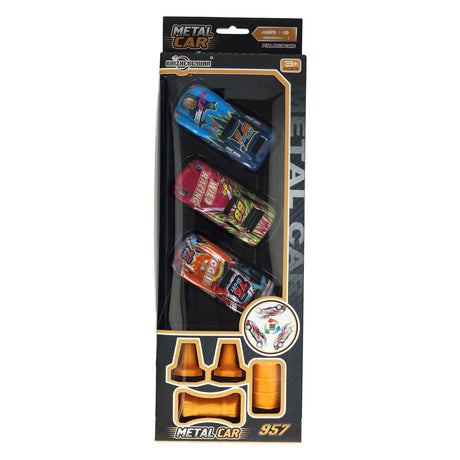 Lobbes Toys z. B. Rennwagen Backflip Pull Back Set – 3-tlg.