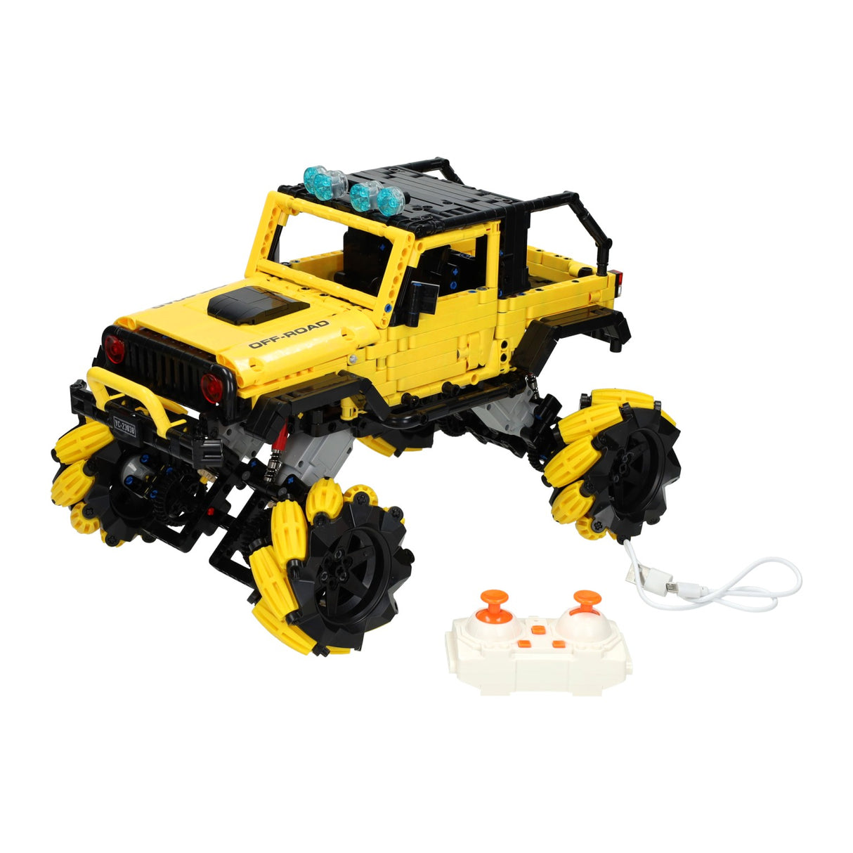 Lobbes Toys BV Happy Build Steuerbares RC-Bausteinset Pickup Truck – 1490 Stück.