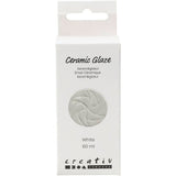 Creativ Company Keramikglasur, 984-1101 °C, deckend, weiß, 60 ml 1 Flasche
