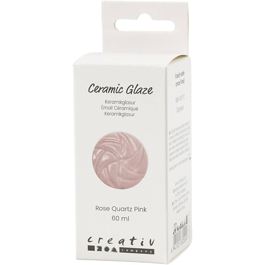 Creativ Company Keramikglasur 984-1101 c deckend rosa – 60 ml