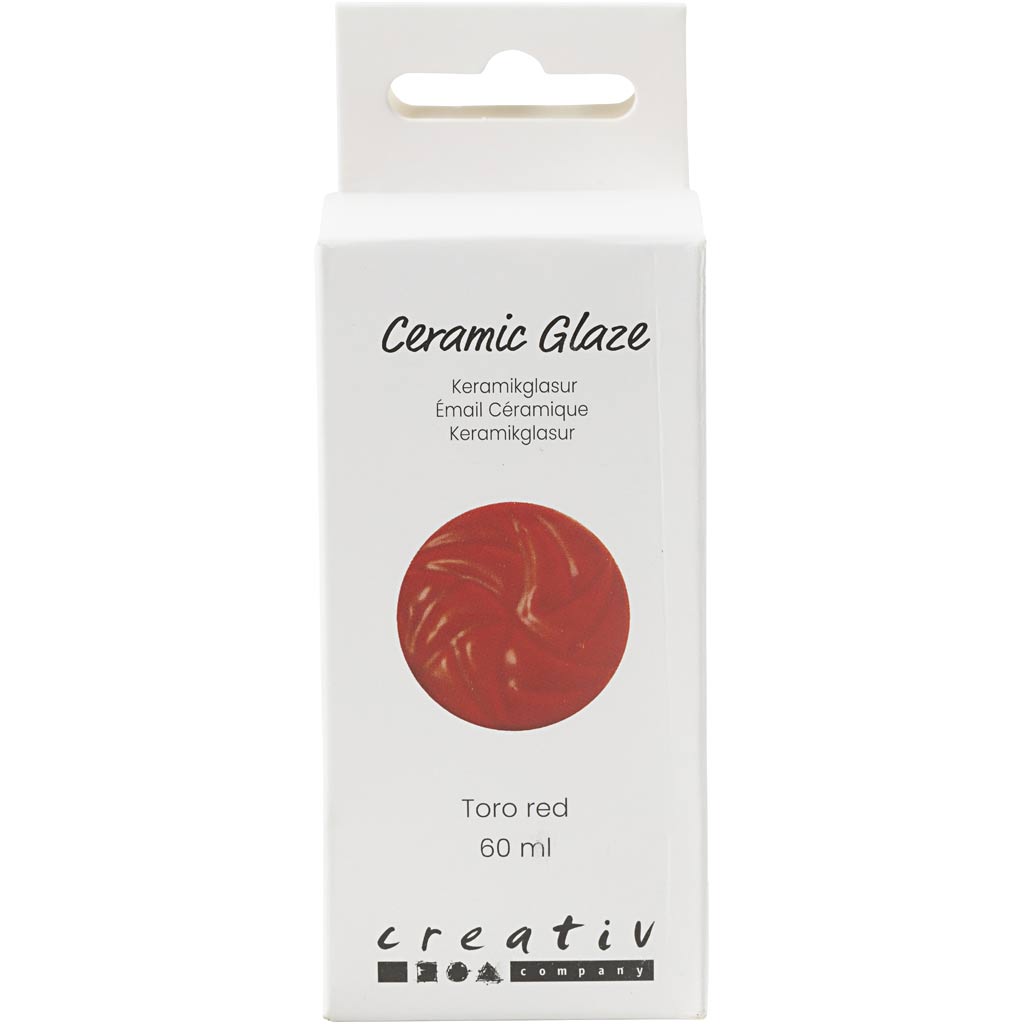 Creativ Company Keramikglasur 984-1101 C deckend Tororot – 60 ml