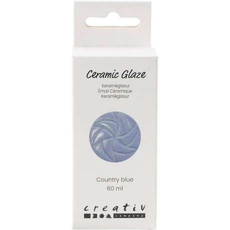 Creativ Company Keramikglasur, 984-1101 °C, deckend, Country Blue, 60 ml 1 Flasche