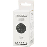 Creativ Company Keramikglasur 984-1101 C undurchsichtiges Ebenholz – 60 ml