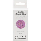 Creativ Company gesprenkelte Keramikglasur, 999-1060 °C, deckend, Flower Power, 60 ml 1 Flasche