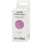 Creativ Company gesprenkelte Keramikglasur, 999-1060 °C, deckend, Flower Power, 60 ml 1 Flasche