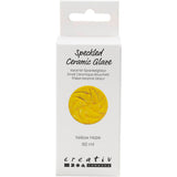 Creativ Company gesprenkelte Keramikglasur, 999-1060 °C, undurchsichtig, gelber Schleier, 60 ml 1 Flasche