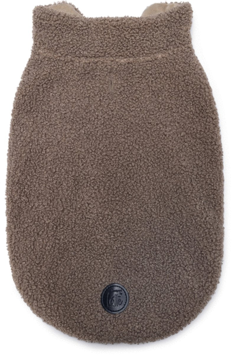 Designed by lotte madeleine - hondentrui - taupe - 24 cm