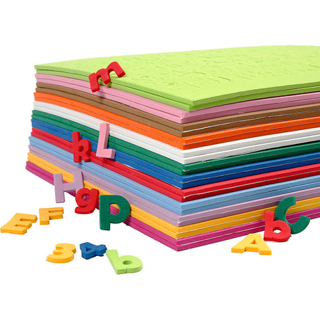 Kreativunternehmen https: www.cchobby.nl eva-foam-figures-letters-h-20-mm-thickness-3-mm-diverse-colours-24-div-vellen-1-doos