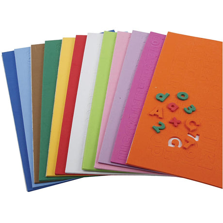 Kreativunternehmen https: www.cchobby.nl eva-foam-figures-letters-h-20-mm-thickness-3-mm-diverse-colours-24-div-vellen-1-doos