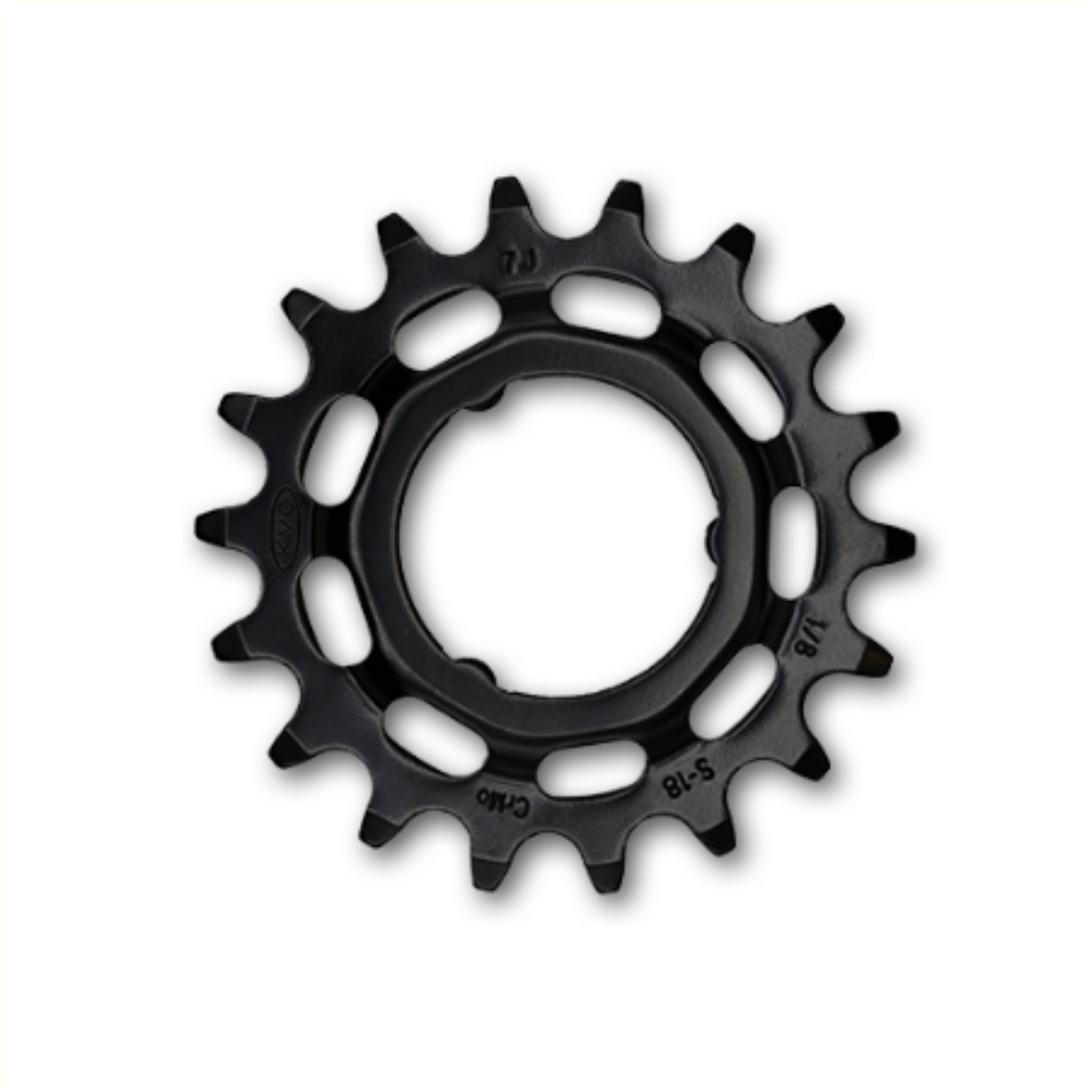 KMC Gear Shimano large 18t derrière noir