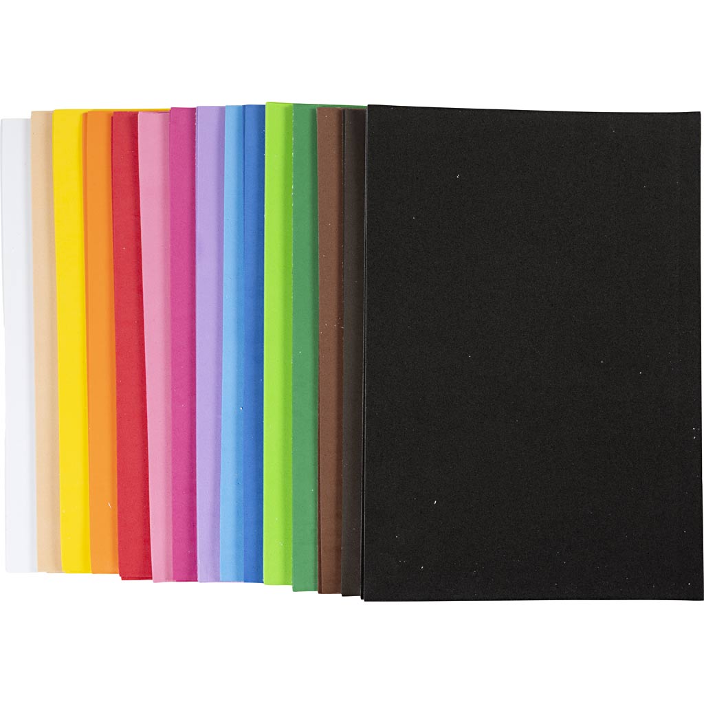 Creativ Company Eva Foam Sheets A4 Self -Adhäsive, 30 Blätter