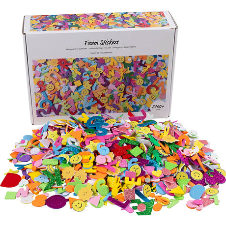 Https: www.cchobby.nl foam-stickers-emoji-s-geometrische-formen-buchstaben-und-zahlen-selbstklebend-größe-10-40-mm-ca-2460-div-verschiedene-farben-2640-stück-1-box