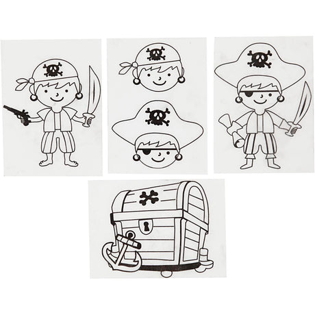 Kreativunternehmen https: www.cchobby.nl sheet-shrink-foil-with-motifs-pirate-sheet-10-5x14-5-cm-thickness-0-3-mm-matt-transparent-4-sheet-1-box